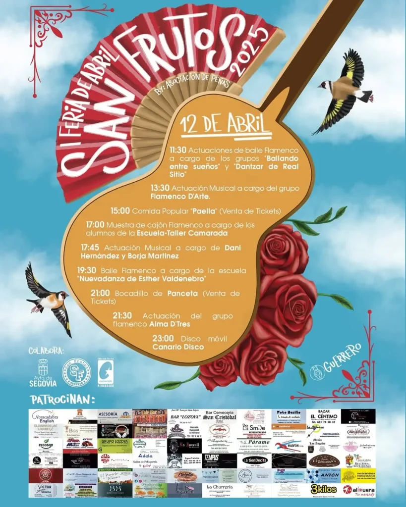 San frutos feria de abril 2025