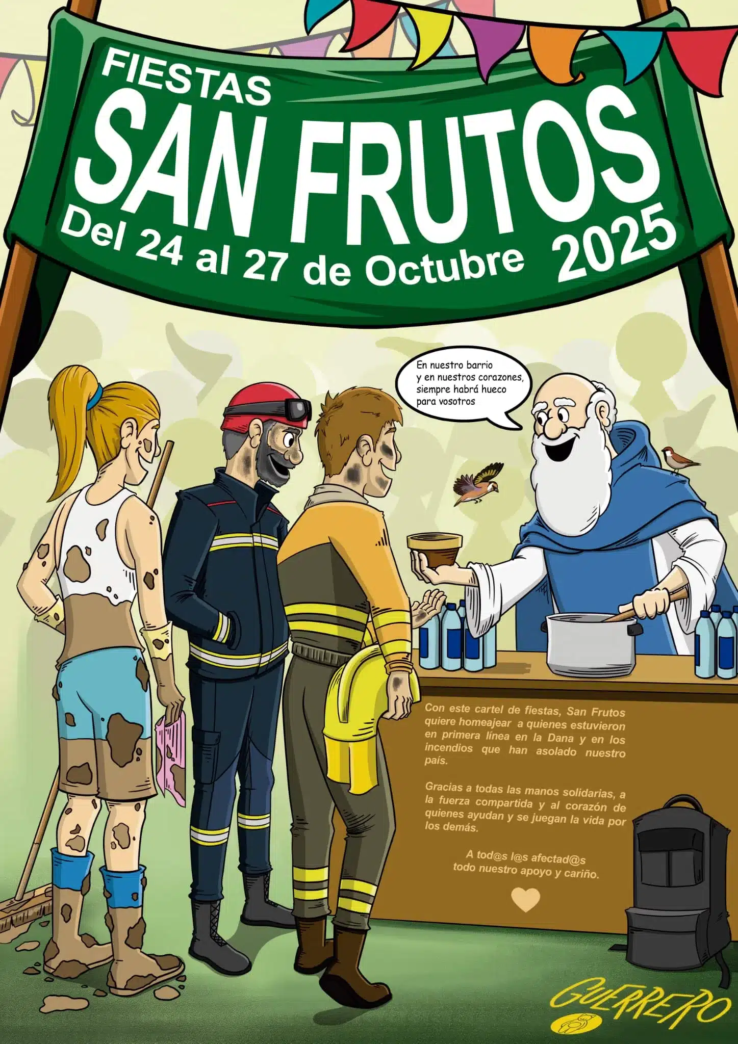 Portada programa fiestas san frutos 2025